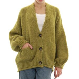 MAXI CARDIGAN OLIVA